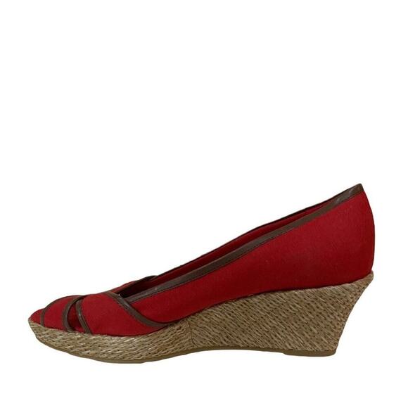 Merona Wenda Shoes Women's Size 8.5 Espadrilles Open Toe Slip On Platform Heels - Picture 2 of 11
